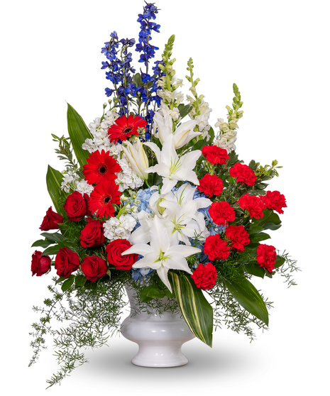 Stars and Stripes Forever Urn